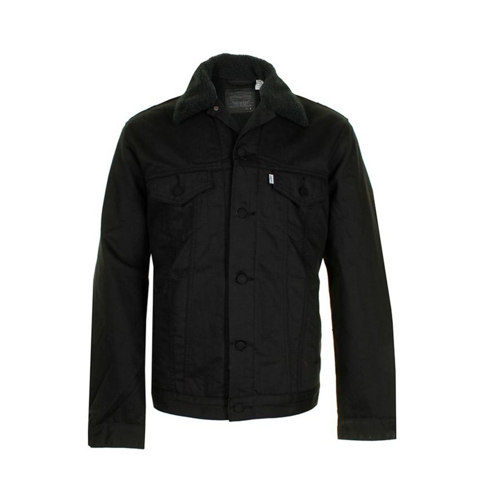 Levi's Men's Sherpa Lined Trucker Jacket Grey 0008